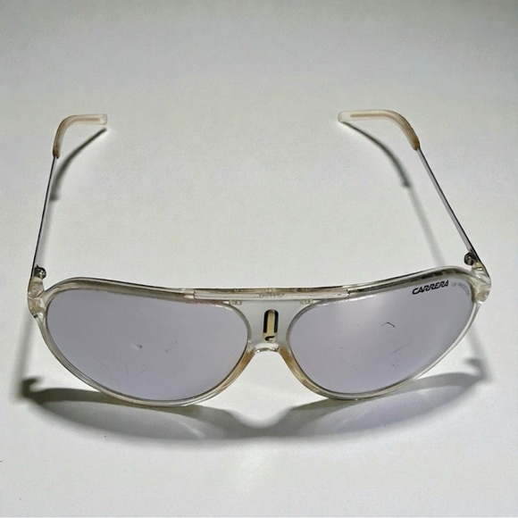 Carrera Hot/S CSA RA 64mm Clear/Black/Palladium mirrored polarized sunglasses
